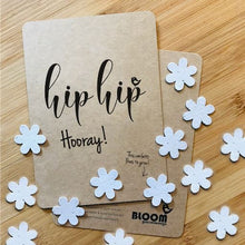 Carica l'immagine nel visualizzatore di Gallery, confetticard bloom your message