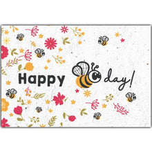 Carica l'immagine nel visualizzatore di Gallery, Cartolina Piantabile “🐝 Edition” (in 2 Diversi Design) -Bloom Your Message-