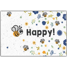 Carica l'immagine nel visualizzatore di Gallery, Cartolina Piantabile “🐝 Edition” (in 2 Diversi Design) -Bloom Your Message-